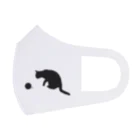 にゃんぽ　はぴねすの毛玉と遊ぶ猫 フルグラフィックマスク