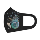 星月猫　徳島洋子の猫つむり タキ 猫とカタツムリ フルグラフィックマスク