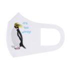 LalaHangeulのRockhopper penguin　(イワトビペンギン) Face Mask