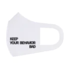 87(🐯)のKEEP YOUR BEHAVIOR BADシリーズ Face Mask