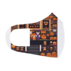 毎日がにゃんとも幸せ マサッチShopのハロウィンパーチー4　ドット絵風 Face Mask