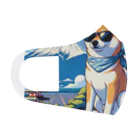 ピヨっこのサングラス犬　【銀次郎】 Face Mask
