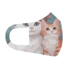 ruiruirの二匹の猫 フルグラフィックマスク