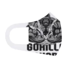 GORILLA SQUAD 公式ノベルティショップのアングリーゴリラビルダー/ロゴ黒 Face Mask