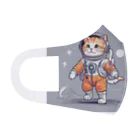 dora8の宇宙ウォークを行う宇宙飛行士な猫2 フルグラフィックマスク
