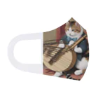 F2 Cat Design Shopの orchestra cat 001 フルグラフィックマスク