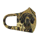 MOCAMOCAのアールデコな犬 フルグラフィックマスク