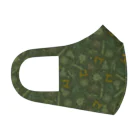 oba:obaの蛸がいっぱい（緑） Face Mask