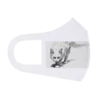 sperz shopの威嚇白猫 Face Mask