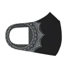 Y's Ink Works Official Shop at suzuriのMandala (Black) マスク Face Mask