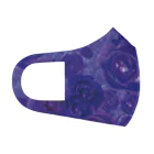 Blue Rose Holic.のfull graphic mask purple Face Mask