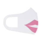 多摩市民のセクシー唇マスク(薄いピンク) フルグラフィックマスク