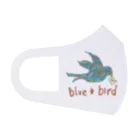 モコモコミュージアムのblue bird Face Mask