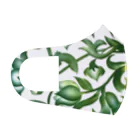 glass.saoriのgreen flowers 緑の花唐草 フルグラフィックマスク
