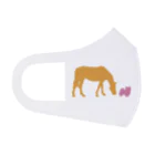 SHOP HAPPY HORSES（馬グッズ）のHappy Animals 左右両面印刷 Face Mask