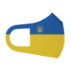 独立社PR,LLCのウクライナ国旗マスク  Save Ukraine 풀 그래픽 마스크