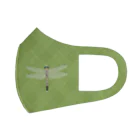 雁花工房（寄付アイテム販売中です）のシオカラトンボ（黄緑） フルグラフィックマスク
