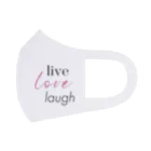 cocono shopの生きよう、愛そう、笑おう-live love laugh- Face Mask