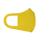 コスギカレー１０周年記念グッズのマスク10周年記念ロゴ（イエロー） フルグラフィックマスク