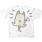 ざざぬけ屋のめでたいあっぱれ先輩 フルグラフィックTシャツの背面