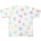 ゴケバシュビリのMOORE_COLORFUL フルグラフィックTシャツの背面