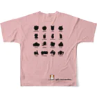 岐阜モルモット「モルマート」の岩手県モルモット All-Over Print T-Shirt :back