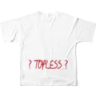 alt_203のGo TOPLESS ! フルグラフィックTシャツの背面