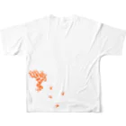 Shikkaのfrog All-Over Print T-Shirt :back