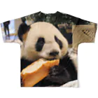変なAIばっかのＴシャツ屋さんのパン食うパンダ フルグラフィックTシャツの背面