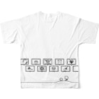 wktkライブ公式グッズショップのA Happy Day　※Lサイズ専用 All-Over Print T-Shirt :back