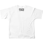 生物＝ケモノのヲ店の『９〼』カサネ All-Over Print T-Shirt :back
