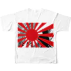 タイちゃんの任侠旭日旗 フルグラフィックTシャツの背面