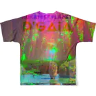 Aimurist のKUKANIST PLANET D’gaia  All-Over Print T-Shirt :back