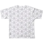 みかんの白猫パンチ All-Over Print T-Shirt :back