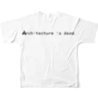 Architeture is dead.の98% Pure Shit All-Over Print T-Shirt :back