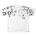 ogasalam26の赤べこ刺青柄 All-Over Print T-Shirt :back