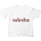 saleshuのsimple フルグラフィックTシャツの背面