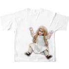 愉快なお人形達のいーちゃん All-Over Print T-Shirt :back