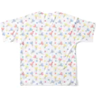 御津野 那奈のはさみ All-Over Print T-Shirt :back