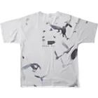 オクソラ ケイタの"haku re" #01 フルグラフィックTシャツの背面