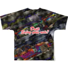 GARAGEわいずのドリフトカーグラフィック車シルビア  All-Over Print T-Shirt :back