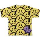 ゲーミングアロエのHAPPY HARDCORE Tシャツ All-Over Print T-Shirt :back