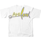 comaoのキハダマグロ　アヒ♡ All-Over Print T-Shirt :back