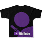 NinTubeのNinTubeBIGMAN Tシャツ All-Over Print T-Shirt :back