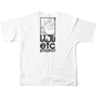 etc Projectのししコレ Lv.3 フルグラフィックTシャツの背面