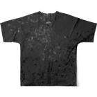 nanaqsaのLily Skull [Dark] All-Over Print T-Shirt :back