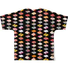 猫と釣り人のSUSHI_1FB_K All-Over Print T-Shirt :back