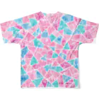 Canon3Rの水彩タイル2(両面) All-Over Print T-Shirt :back