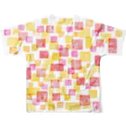 Canon3Rの水彩　角3(両面) All-Over Print T-Shirt :back