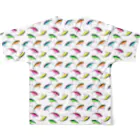 猫と釣り人のバイブレーション All-Over Print T-Shirt :back